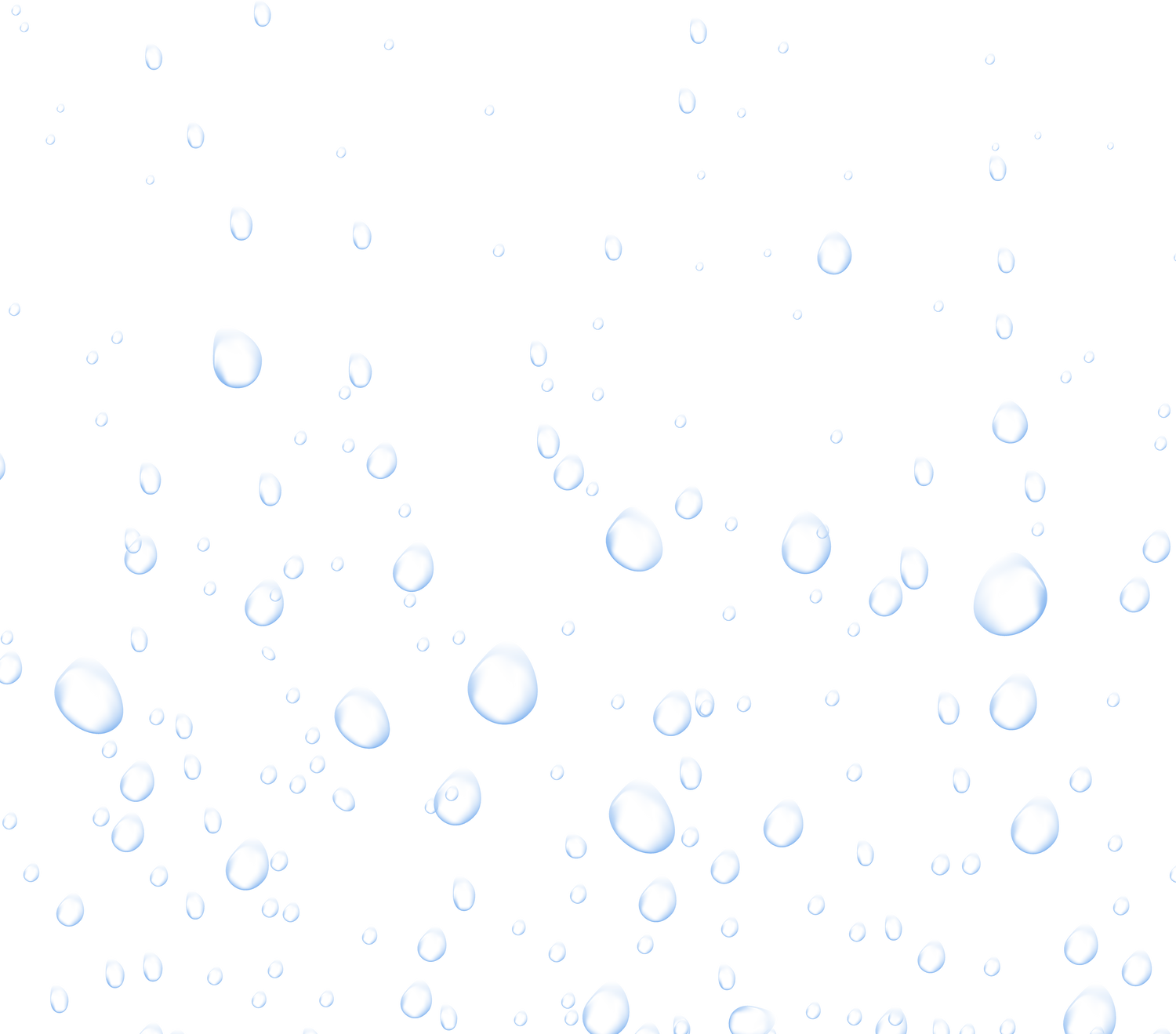Water drops. Water fizzing bubbles